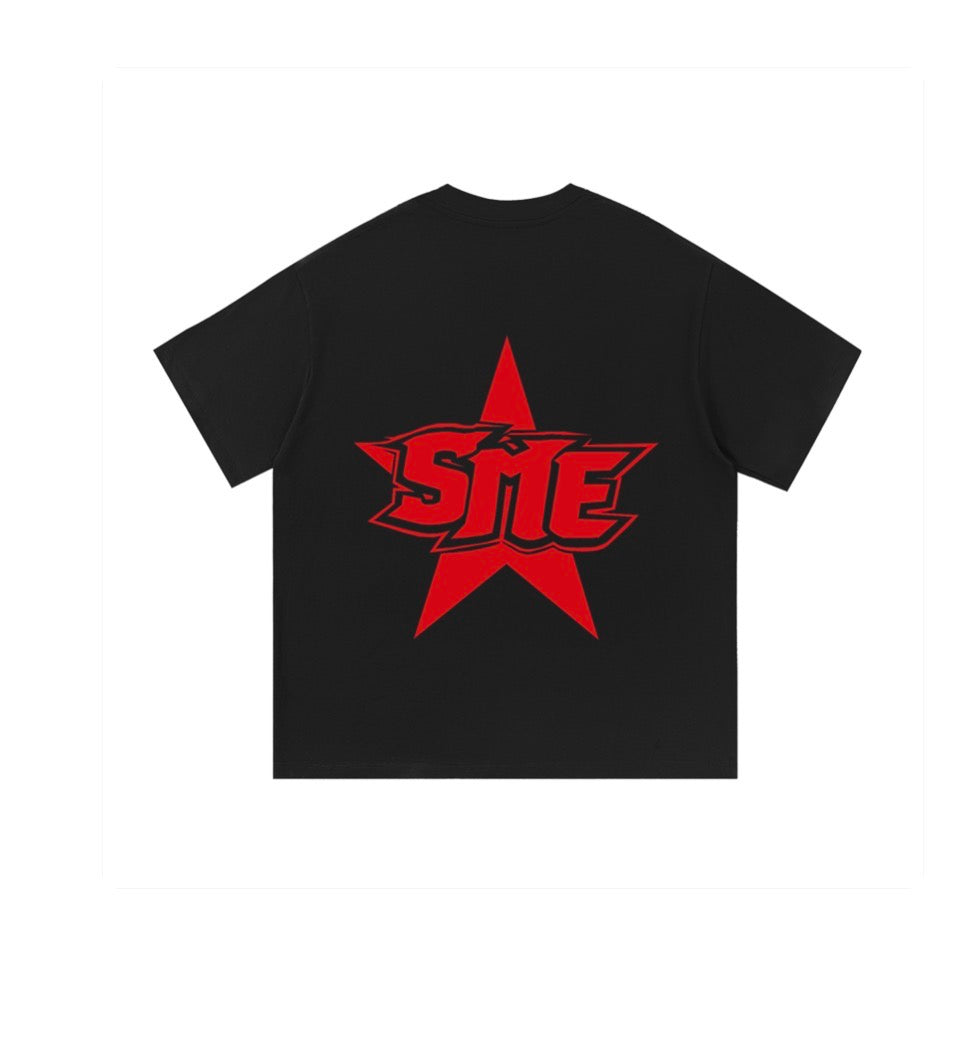 SME Black and Red Tee
