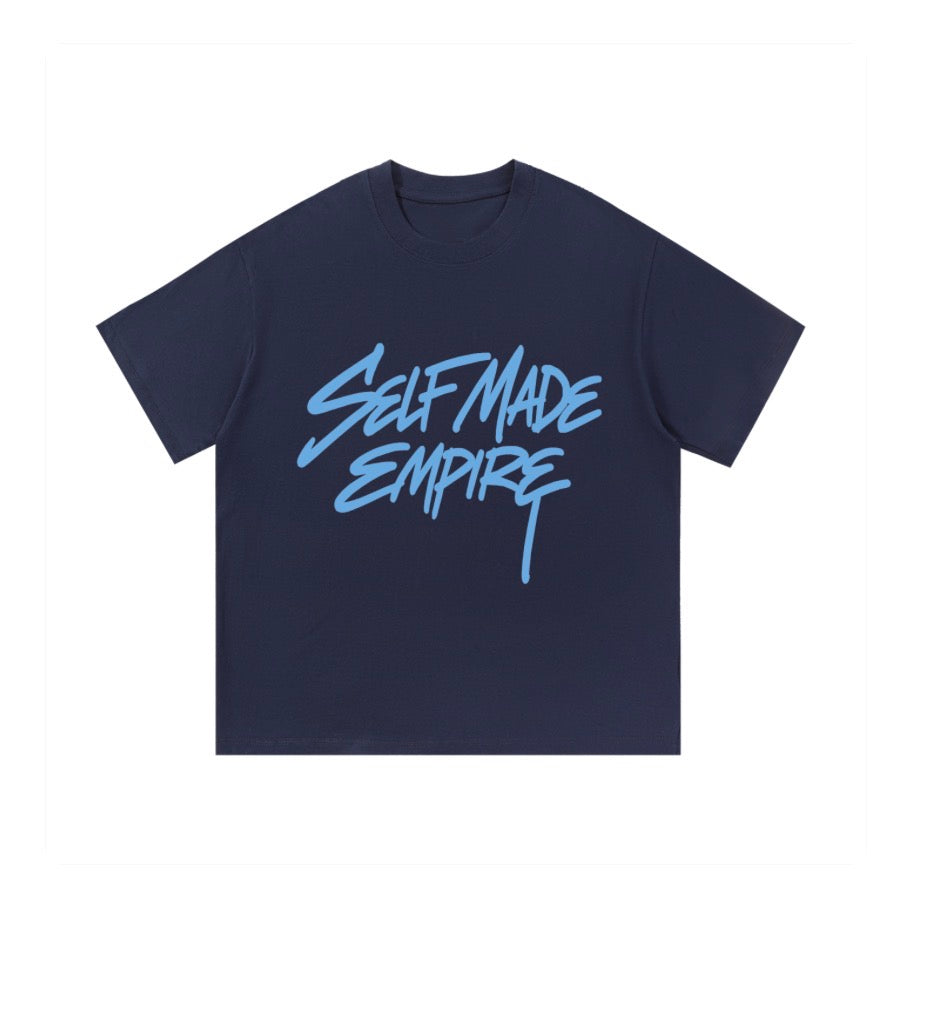 SME Navy and Baby Blue Tee